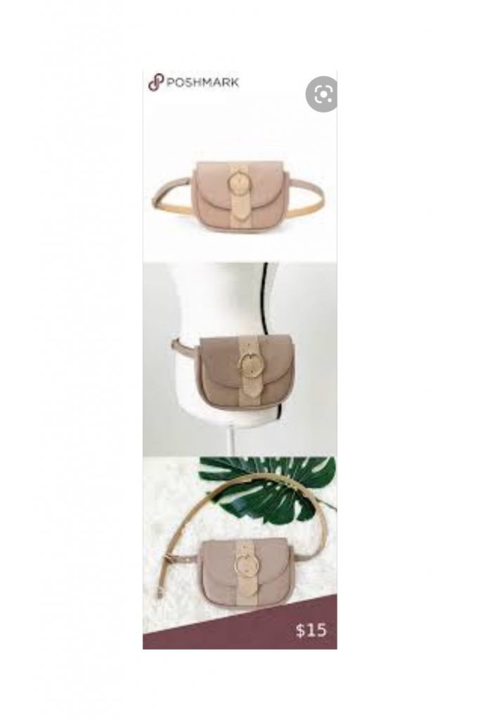 photos of a purse on Poshmark