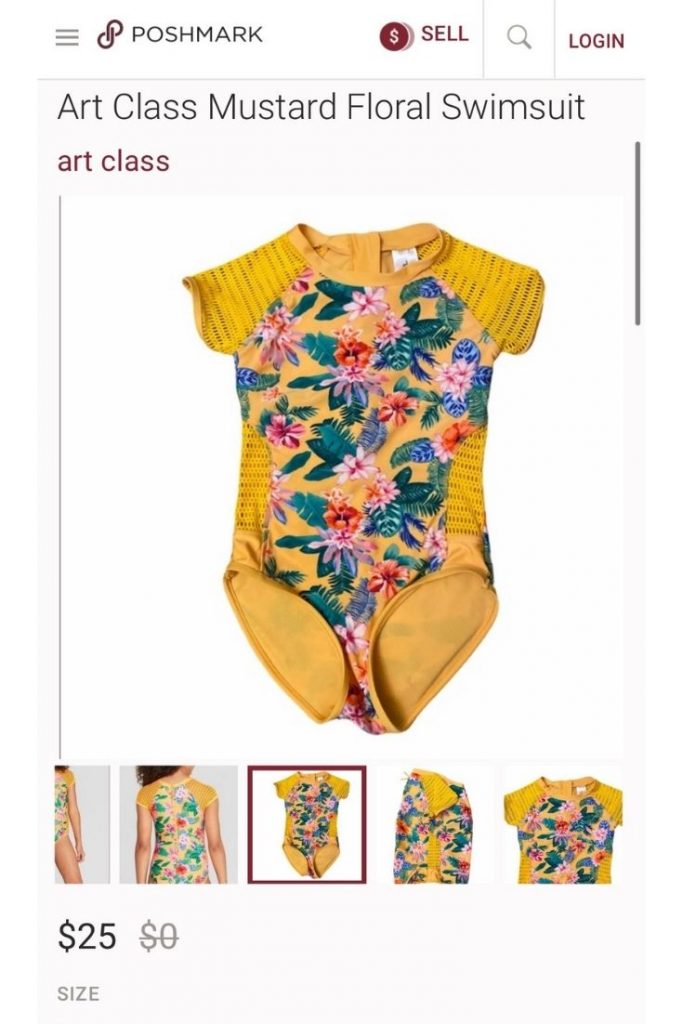 a yellow bathing suit for sale online