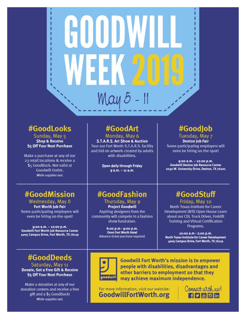 Goodwill Week 2019