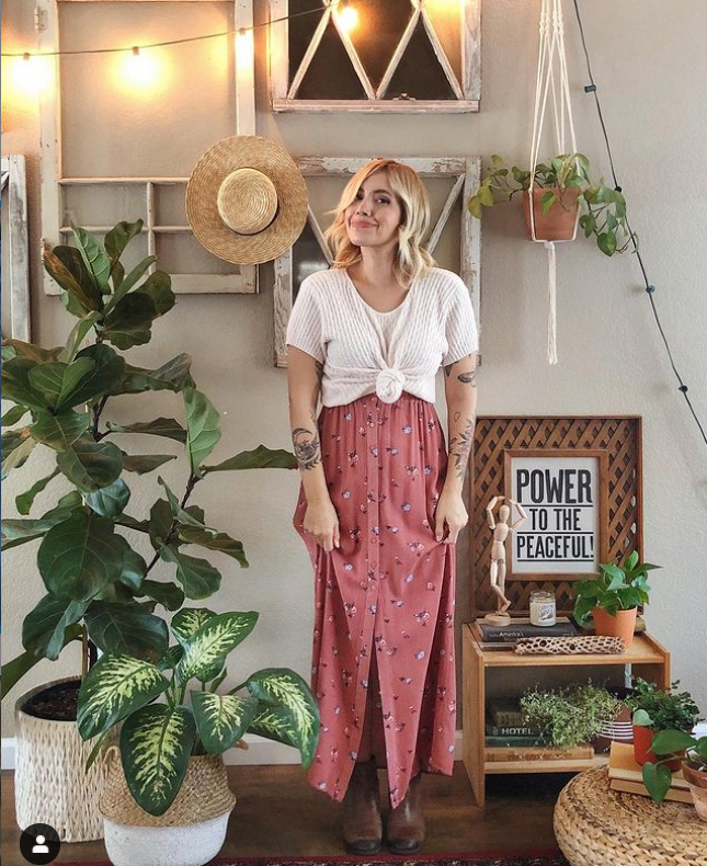 boho look