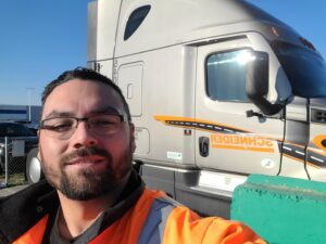 Peter Vaca and truck